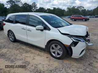 2019 Honda Odyssey EX-L z VIN 5FNRL6H75KB003287, wystawiony jako Copart lot #54917985 z przebiegiem 156 750 mil mil oraz Szkoda całkowita • Salvage title. Historia ofert i sprzedaży dostępna na DreamBid. Obrazek 4.