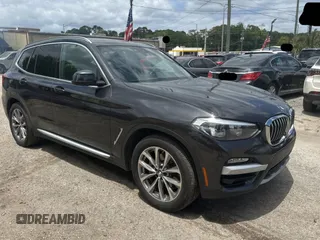 2019 BMW X3 sDrive30i with VIN 5UXTR7C55KLF37078, listed as a Copart auction lot 55284315 with 100,081 mi miles and Clean Title. Bid and sale history available at DreamBid. Image 1.