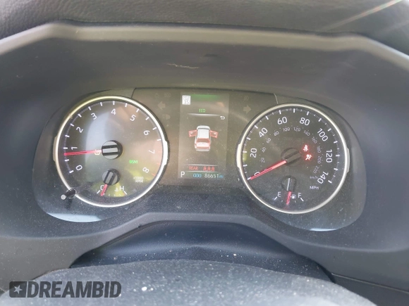 2019 Toyota RAV4 LE with VIN JTMK1RFV0KD003070, listed as a IAAI auction lot 42051761 with 86,651 mi miles. Bid and sale history available at carsss.com. Image 7.