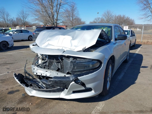 2022 Dodge Charger SXT with VIN 2C3CDXJG6NH236326, listed as a IAAI auction lot 41667088 with 22,349 mi miles. Bid and sale history available at carsss.com. Image 2.