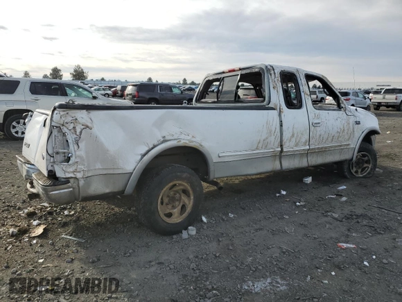 1997 Ford F-150 XL with VIN 1FTDX1869VKA43999, listed as a Copart auction lot 42239815 with 145,238 mi miles and Salvage Title. Bid and sale history available at carsss.com. Image 3.