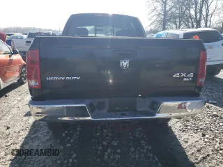 2005 Dodge Ram 2500 SLT with VIN 3D7KS28C35G824158, listed as a Copart auction lot 40818894 with 0 mi miles and Salvage Title. Bid and sale history available at carsss.com. Image 6.