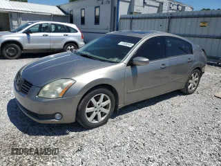 2005 Nissan Maxima SL with VIN 1N4BA41E35C805221, listed as a Copart auction lot 57808845 with 203,840 mi miles and Salvage title. Bid and sale history available at DreamBid. Image 1.
