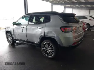 2022 Jeep Compass Limited with VIN 3C4NJDCB0NT168545, listed as a IAAI auction lot 42086423 with 21,647 mi miles and . Bid and sale history available at DreamBid. Image 3.