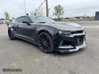 2019 Chevrolet Camaro 1SS with VIN 1G1FE1R76K0151129, listed as a Copart auction lot 53760815 with 41,111 mi miles and Salvage Title. Bid and sale history available at carsss.com. Image 1.