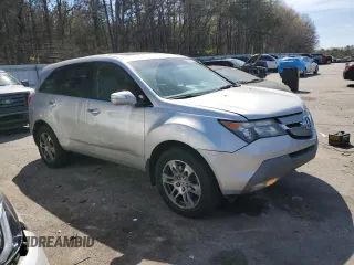 2009 Acura MDX Tech Pkg with VIN 2HNYD28629H529092, listed as a Copart auction lot 48763555 with 219,043 mi miles and Salvage Title. Bid and sale history available at carsss.com. Image 4.
