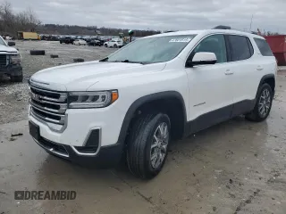 2023 GMC Acadia SLE z VIN 1GKKNKL41PZ215501, wystawiony jako Copart lot #47681515 z przebiegiem 48 765 mil mil oraz Szkoda całkowita • Salvage title. Historia ofert i sprzedaży dostępna na DreamBid. Obrazek 1.