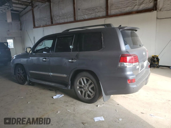 2013 Lexus LX 570 with VIN JTJHY7AX5D4102048, listed as a Copart auction lot 58492985 with 204,479 mi miles and Clean title. Bid and sale history available at DreamBid. Image 2.