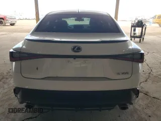 2024 Lexus IS 300 with VIN JTHBA1D23R5132336, listed as a Copart auction lot 89137755 with 7,435 mi miles and Salvage title. Bid and sale history available at DreamBid. Image 6.