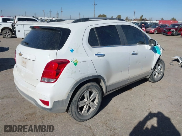 2019 Chevrolet Trax LT with VIN 3GNCJLSB0KL150987, listed as a IAAI auction lot 41408466 with 113,451 mi miles and . Bid and sale history available at carsss.com. Image 4.