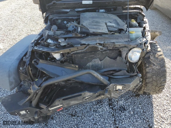 2015 Jeep Wrangler Unlimited Willys Wheeler with VIN 1C4BJWDG4FL555332, listed as a Copart auction lot 48534725 with 75,838 mi miles and Salvage Title. Bid and sale history available at carsss.com. Image 12.