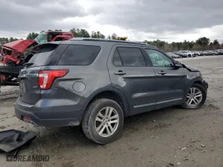 2018 Ford Explorer XLT with VIN 1FM5K8D83JGA90232, listed as a Copart auction lot 52405645 with 0 mi miles and Salvage Title. Bid and sale history available at carsss.com. Image 3.