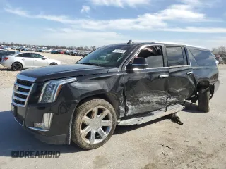 2018 Cadillac Escalade ESV Luxury z VIN 1GYS4HKJ3JR116995, wystawiony jako Copart lot #49312035 z przebiegiem 124 522 mil mil oraz Szkoda całkowita • Salvage title. Historia ofert i sprzedaży dostępna na DreamBid. Obrazek 1.