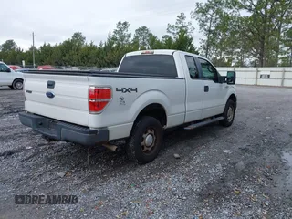 2010 Ford F-150 XL with VIN 1FTEX1EW7AKE03483, listed as a IAAI auction lot 41661717 with 204,739 mi miles. Bid and sale history available at carsss.com. Image 4.