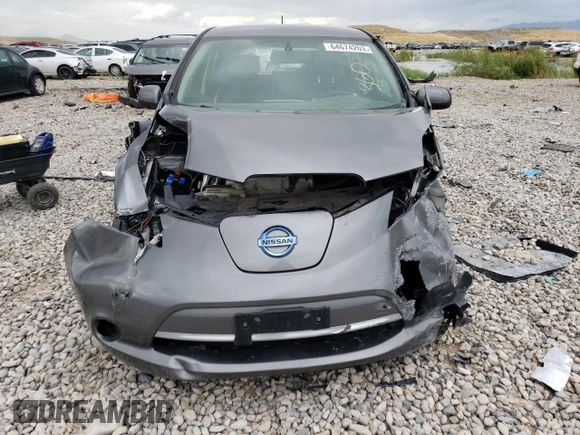2015 Nissan LEAF SV with VIN 1N4AZ0CP6FC332833, listed as a Copart auction lot 64674203 with 67,873 mi miles and . Bid and sale history available at DreamBid. Image 5.