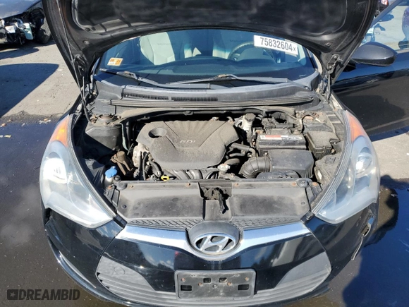 2012 Hyundai Veloster w/Black Int with VIN KMHTC6AD9CU034861, listed as a Copart auction lot 75832604 with 210,641 mi miles and Clean Title. Bid and sale history available at carsss.com. Image 11.