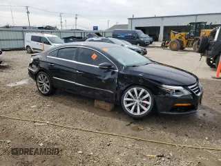 2011 Volkswagen CC Sport with VIN WVWMN7AN4BE712605, listed as a Copart auction lot 50094695 with 0 mi miles and Salvage Title. Bid and sale history available at carsss.com. Image 4.