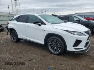 2021 Lexus RX 350 F Sport with VIN 2T2SZMDA4MC274060, listed as a Copart auction lot 51144745 with 49,332 mi miles and Salvage Title. Bid and sale history available at DreamBid. Image 4.