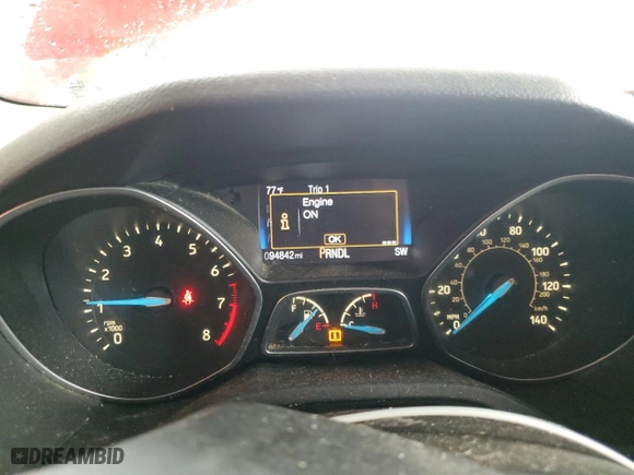 2015 Ford Focus SE with VIN 1FADP3K29FL380935, listed as a Copart auction lot 66161914 with 94,842 mi miles and Salvage Title. Bid and sale history available at carsss.com. Image 9.