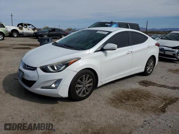 2014 Hyundai Elantra SE with VIN 5NPDH4AE3EH495669, listed as a Copart auction lot 50342015 with 110,326 mi miles and Salvage Title. Bid and sale history available at DreamBid. Image 1.