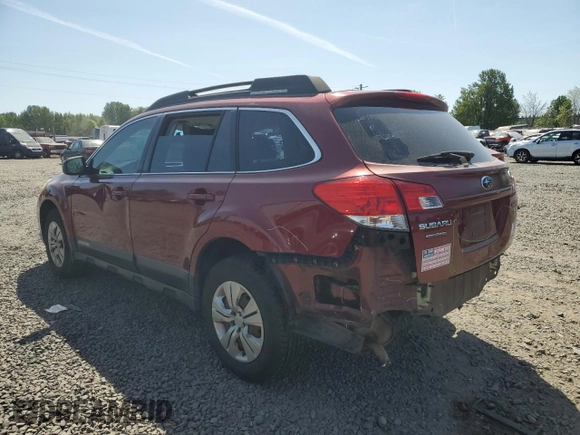 2011 Subaru Outback 2.5i with VIN 4S4BRBAC3B3310031, listed as a Copart auction lot 55672955 with 163,843 mi miles and Salvage title. Bid and sale history available at DreamBid. Image 2.