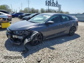 2020 Honda Civic Sedan Sport with VIN 2HGFC2F83LH549252, listed as a Copart auction lot 54239675 with Not Provided miles and Salvage Title. Bid and sale history available at carsss.com. Image 1.