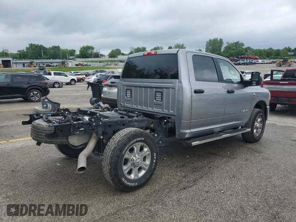 2023 Ram 2500 Big Horn with VIN 3C6UR5DL8PG503331, listed as a Copart auction lot 56232775 with 74,213 mi miles and Salvage title. Bid and sale history available at DreamBid. Image 3.