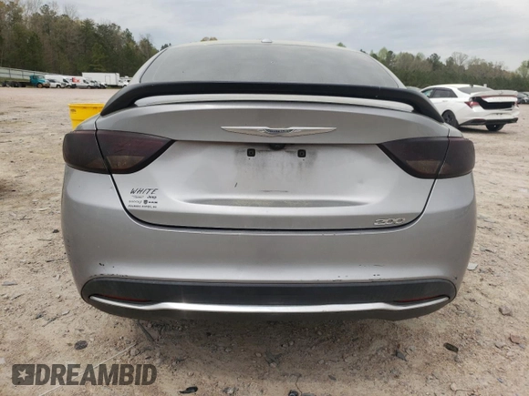 2015 Chrysler 200 Limited with VIN 1C3CCCAB2FN701855, listed as a Copart auction lot 50983915 with 183,282 mi miles and Salvage Title. Bid and sale history available at DreamBid. Image 6.