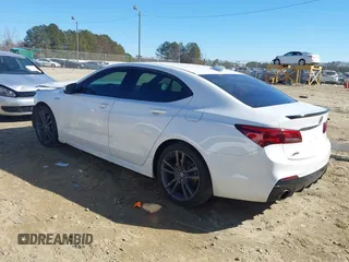 2018 Acura TLX w/A-SPEC Pkg with VIN 19UUB2F63JA007945, listed as a IAAI auction lot 41320172 with 160,616 mi miles. Bid and sale history available at carsss.com. Image 3.