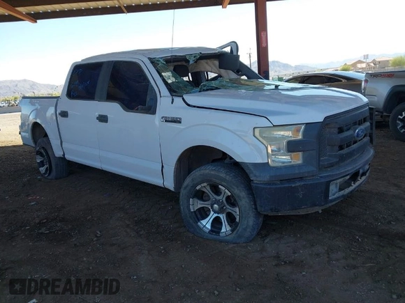 2015 Ford F-150 XLT with VIN 1FTEW1C81FKE76735, listed as a IAAI auction lot 41826968 with 160,530 mi miles and . Bid and sale history available at carsss.com. Image 1.