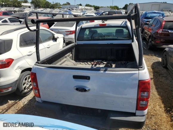 2021 Ford Ranger XL with VIN 1FTER1EH8MLD57785, listed as a Copart auction lot 51019514 with 96,091 mi miles and Salvage Title. Bid and sale history available at carsss.com. Image 6.