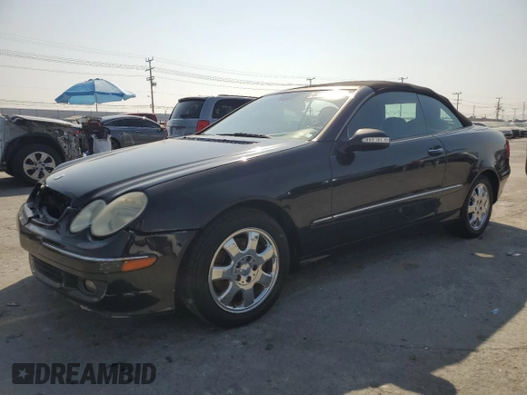 2008 Mercedes-Benz CLK 350 with VIN WDBTK56F28F250346, listed as a Copart auction lot 60489885 with 124,621 mi miles and Clean title. Bid and sale history available at DreamBid. Image 1.