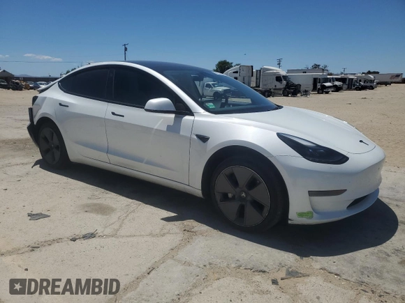2023 Tesla Model 3 z VIN 5YJ3E1EA7PF549633, wystawiony jako Copart lot #57131325 z przebiegiem 78 113 mil mil oraz Szkoda całkowita • Salvage title. Historia ofert i sprzedaży dostępna na DreamBid. Obrazek 4.