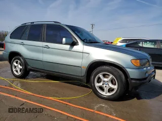 2002 BMW X5 3.0i with VIN 5UXFA53502LH80399, listed as a Copart auction lot 47534984 with 111,233 mi miles and Clean Title. Bid and sale history available at carsss.com. Image 4.