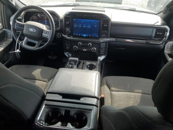 2021 Ford F-150 XL with VIN 1FTFW1E8XMFC22903, listed as a Copart auction lot 57840855 with 66,127 mi miles and Salvage title. Bid and sale history available at DreamBid. Image 8.