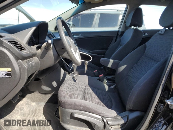2017 Hyundai Accent SE with VIN KMHCT5AE7HU355467, listed as a Copart auction lot 48779795 with 119,599 mi miles and Salvage Title. Bid and sale history available at carsss.com. Image 7.