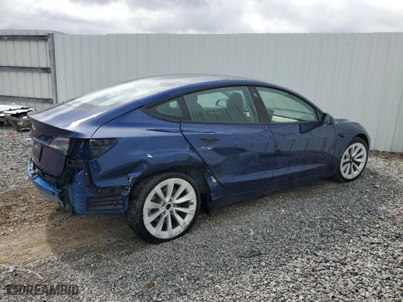 2022 Tesla Model 3 with VIN 5YJ3E1EA0NF286463, listed as a Copart auction lot 52370315 with 89,064 mi miles and Clean Title. Bid and sale history available at carsss.com. Image 3.