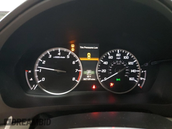2020 Acura ILX Premium with VIN 19UDE2F70LA013012, listed as a Copart auction lot 58691315 with 47,109 mi miles and Salvage title. Bid and sale history available at DreamBid. Image 9.