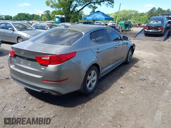 2015 Kia Optima LX z VIN 5XXGM4A76FG518823, wystawiony jako IAAI lot #42294278 z przebiegiem 58 551 mil mil oraz . Historia ofert i sprzedaży dostępna na DreamBid. Obrazek 4.