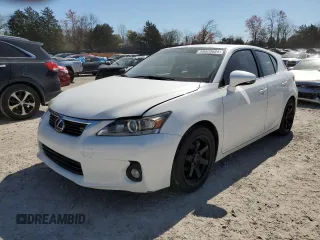2012 Lexus CT 200h с VIN JTHKD5BHXC2073056, выставлен на аукционе Copart как лот 48620684 с пробегом 106 505 миль миль и Списание • Salvage title. История ставок и продаж доступна на DreamBid. Изображение 1.