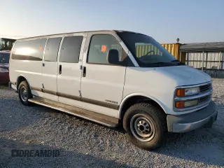 2002 Chevrolet Express with VIN 1GAHG39R321113335, listed as a Copart auction lot 76201084 with 190,718 mi miles and Clean Title. Bid and sale history available at carsss.com. Image 4.