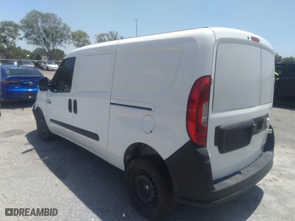 2020 Ram ProMaster City Cargo Van Tradesman with VIN ZFBHRFAB4L6R97116, listed as a IAAI auction lot 36772428 with 3,386 mi miles. Bid and sale history available at carsss.com. Image 3.