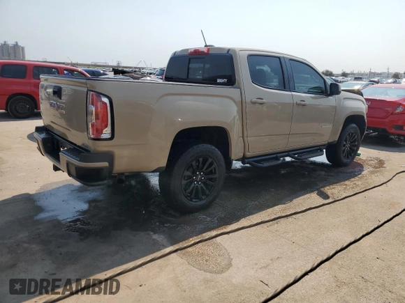 2022 GMC Canyon 2WD Elevation with VIN 1GTG5CEN6N1296407, listed as a Copart auction lot 74019974 with 43,854 mi miles and Salvage Title. Bid and sale history available at carsss.com. Image 3.