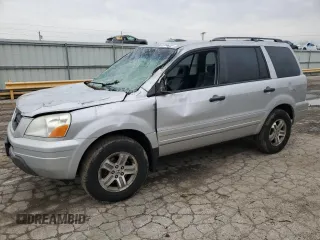 2004 Honda Pilot EX with VIN 2HKYF18534H618543, listed as a Copart auction lot 51896455 with 118,987 mi miles and Salvage Title. Bid and sale history available at DreamBid. Image 1.