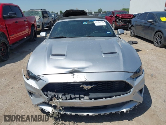 2018 Ford Mustang EcoBoost Premium with VIN 1FATP8UH6J5124517, listed as a IAAI auction lot 42260728 with 52,773 mi miles and . Bid and sale history available at DreamBid. Image 13.
