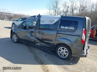 2019 Ford Transit Connect Wagon XLT with VIN NM0GE9F22K1391241, listed as a IAAI auction lot 41601446 with 127,161 mi miles. Bid and sale history available at carsss.com. Image 3.