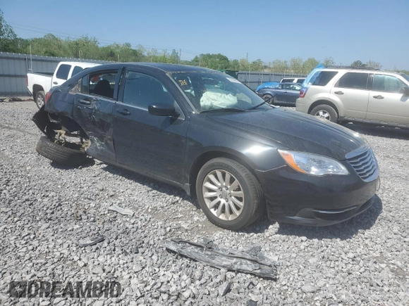 2014 Chrysler 200 LX with VIN 1C3CCBAB5EN209586, listed as a Copart auction lot 52146335 with 203,829 mi miles and Salvage Title. Bid and sale history available at carsss.com. Image 4.