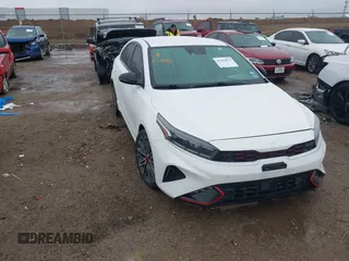 2023 Kia Forte GT with VIN 3KPF44AC2PE589830, listed as a IAAI auction lot 41503674 with 36,160 mi miles and . Bid and sale history available at carsss.com. Image 1.
