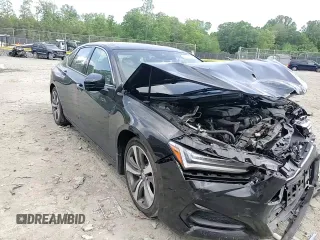 2021 Acura TLX Advance with VIN 19UUB5F65MA011856, listed as a Copart auction lot 54974865 with 29,390 mi miles and Salvage title. Bid and sale history available at DreamBid. Image 13.