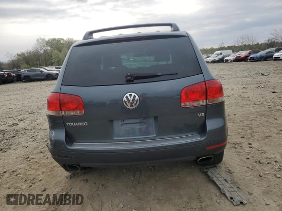 2004 Volkswagen Touareg with VIN WVGCM67L94D006541, listed as a Copart auction lot 50514195 with 132,278 mi miles and Salvage Title. Bid and sale history available at DreamBid. Image 6.